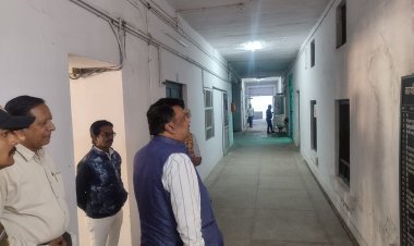 जिला कलेक्टर ने औचक से किया निरीक्षण।