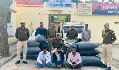 अवैध डोडा पोस्त बरामद कर दो वाहन और तीनो आरोपीयों को किया गिरफ्तार