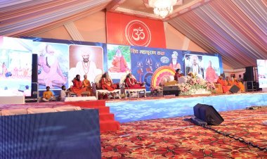 प्राण प्रतिष्ठा के सातवे दिन में सुनाया शिव पार्वती विवाह का प्रसंग