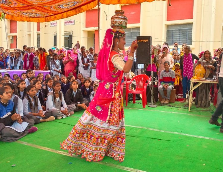 सवराड कस्तूरबा  विद्यालय में हुआ बाल मेला व वार्षिक उत्सव                                                              