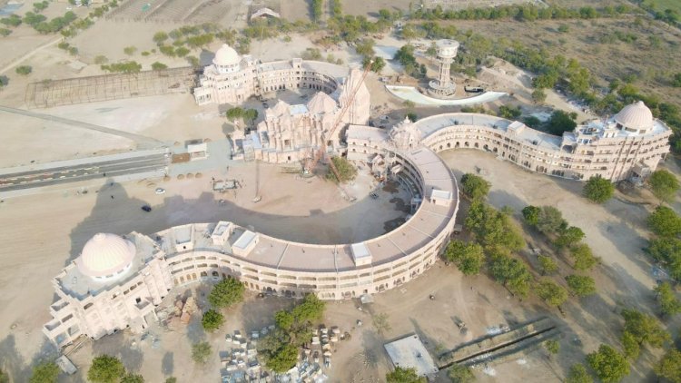 पाली जाडन आश्रम दुनिया का एकमात्र विशाल भव्य मंदिर प्राण प्रतिष्ठा में 2000 विदेशी श्रद्धालु होंगे शामिल
