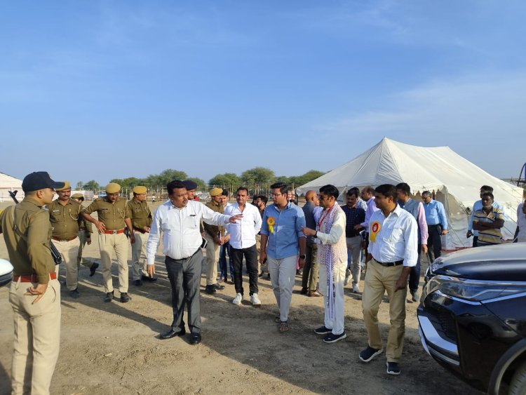 जिला कलेक्टर ने मुख्यमंत्री दौरे कि तैयारियो  लेकर दिए आवश्यक निर्देश
