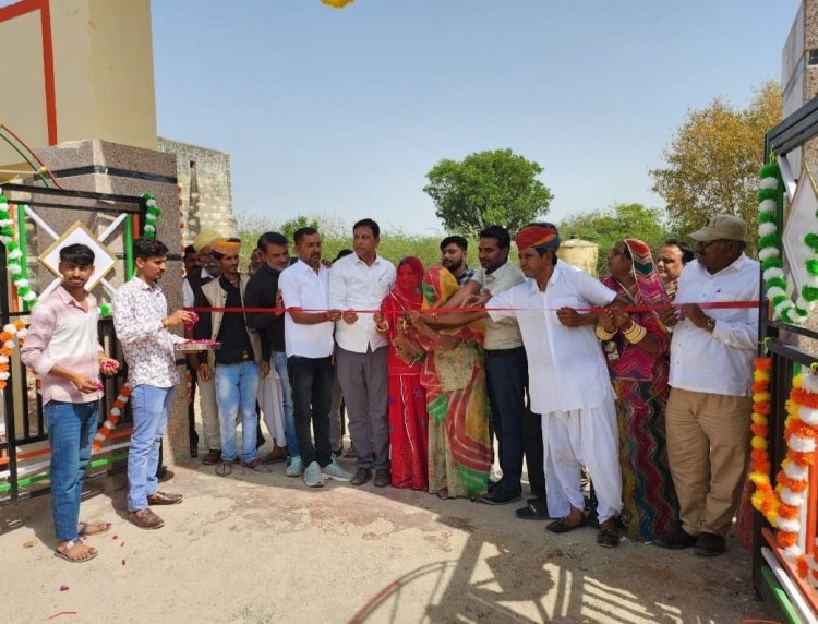 रोहट -राजकीय उच्च प्राथमिक विद्यालय सुकरलाई में नवनिर्मित मुख्यद्वार का हुआ लोकार्पण