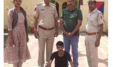 नाकाबंदी के दौरान पकड़ा 2.420किग्रा अफीम दूध आरोपी को किया गिरफ्तार 