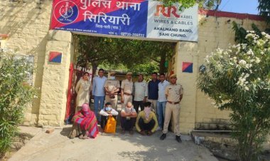 पत्नि व रिश्तेदार ने षडयंत्र रचकर बेटो से कराई बुजुर्ग पिता की हत्या, चार आरोपी गिरफ्तार।