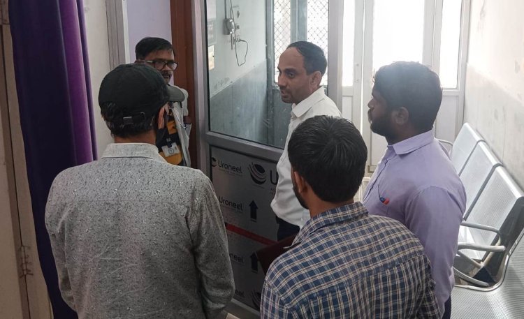 तहसीलदार ने राजकीय स्वास्थ्य केन्द्र का आकस्मिक किया निरीक्षण