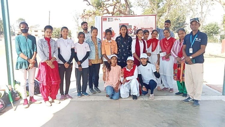 नारी शक्ति दौड़ का आयोजन विजेता खिलाड़ियों को किया सम्मानित