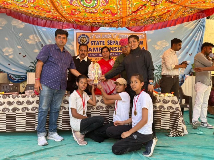 सेपक-टकरा प्रतियोगिता में पाली ने जीते 4 मेडल.....।