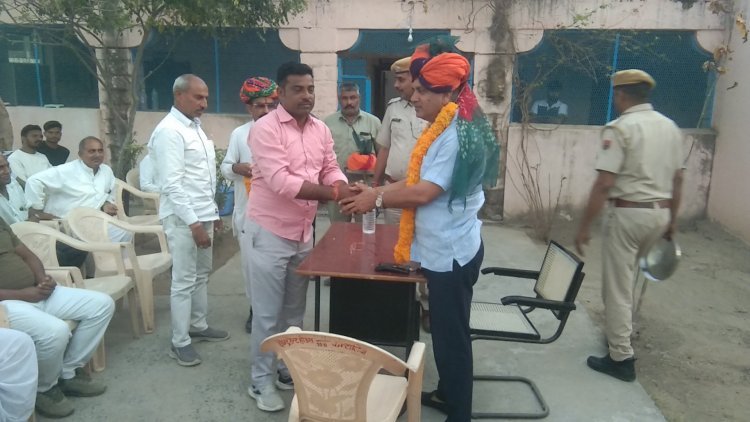 बगड़ी नगर थाना क्षैत्र के कंटालिया चौकी में सीएलजी बैठक आयोजित कि गई।