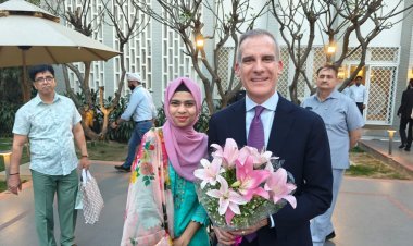 भारत में अमेरिकी राजदूत एरिक गार्सेटी को कंटालिया आने का दिया निमंत्रण..!