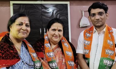 लक्ष्मी बारूपाल व पाली जिला महिला लोकसभा प्रभारी कुसुम सोनी का किया स्वागत 