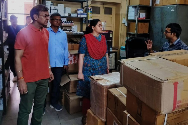 चौहान बने किया राजकीय चिकित्सालय का आकस्मिक निरीक्षण
