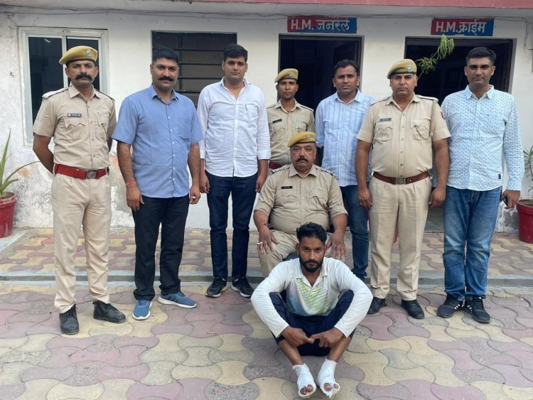 कोतवाली पुलिस ने मोस्टवांटेड हिस्ट्रीशीटर को किया गिरफ्तार 