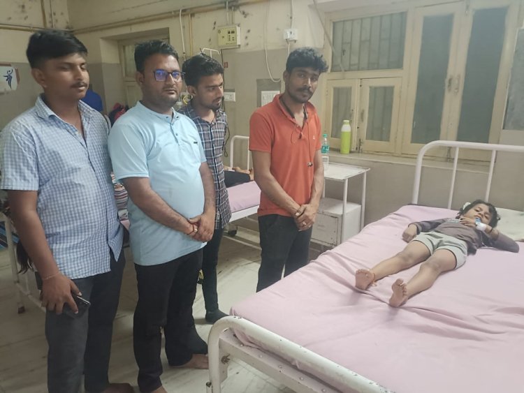सर्प ने काटा,बालिका की तबीयत हुई खराब।