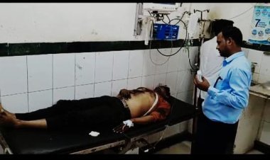 बेटे से परेशान पिता ने पिया आयल  तबियत बिगड़ने से अस्पताल में कराया भर्ती