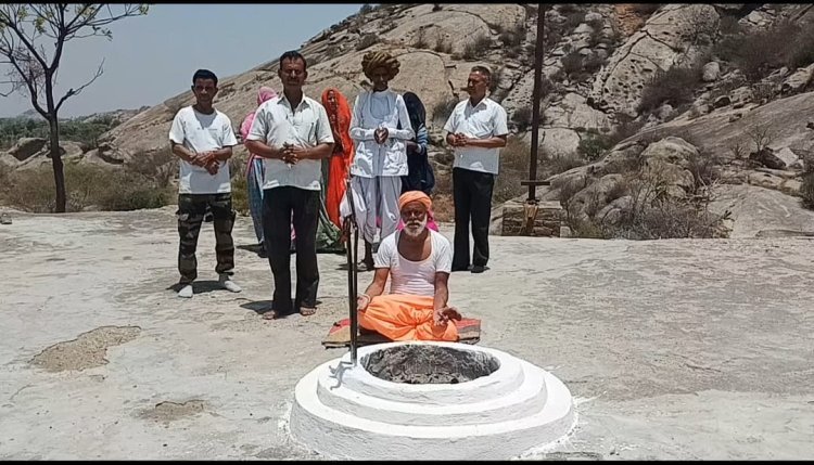 पाली नोतपा में लीन साधु तेज धूम में इंद्र को रिझाया   पाली