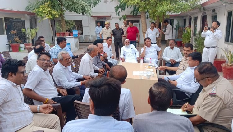 कोतवाली थाने में सीएलजी की हुई बैठक कई लोग रहे मौजूद