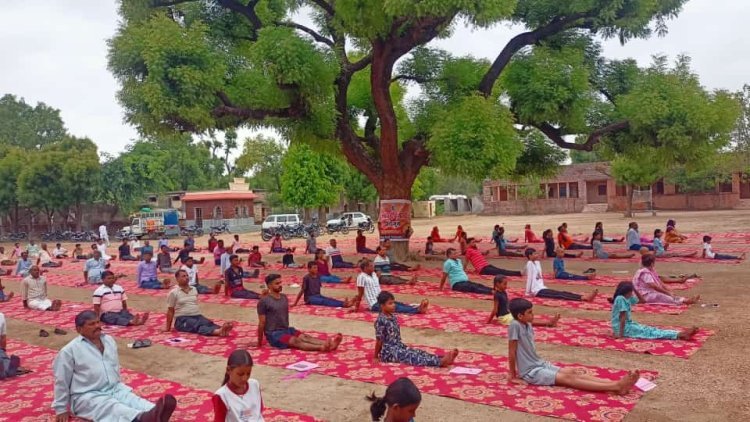 देसूरी उपखण्ड में मनाया योग दिवस