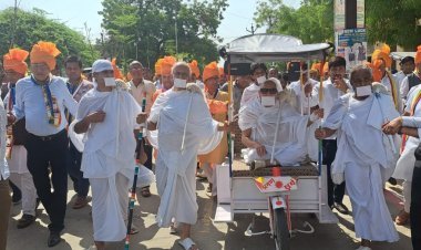 संतों के पदार्पण से सोजत हुआ धन्य  श्रमण संघ के वरिष्ठ संतो ने किया दिव्य मंगल प्रवेश