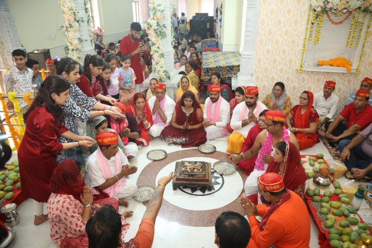 भगवान झूलेलाल की धुमधाम से हुई  प्राण प्रतिष्ठा