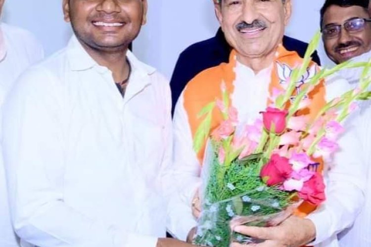 भाजपा प्रदेश अध्यक्ष मदन राठौड़ बनने पर जिले भर में खुशी कि लहर।