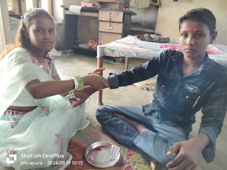 धूमधाम से मनाया भाई-बहन ने रक्षाबंधन का त्यौहार