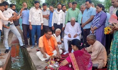 गेटोलाव बांध पर आयोजित हुआ जिला स्तरीय जल महोत्सव