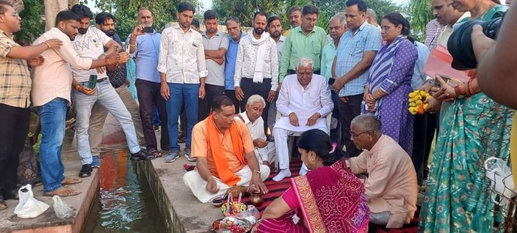 गेटोलाव बांध पर आयोजित हुआ जिला स्तरीय जल महोत्सव