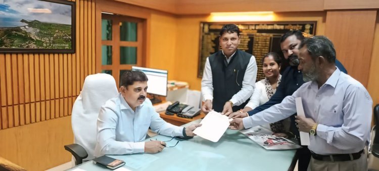 पाली वाल्मीकी समाज के संस्था द्वारा सौपा ज्ञापन