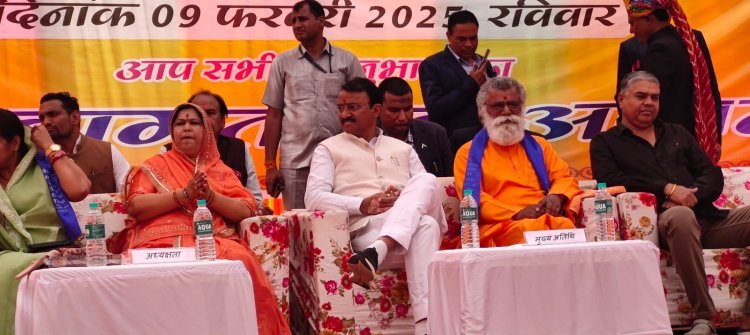 उपमुख्यमंत्री डॉ बैरवा सोजत में आयोजित कार्यक्रम रहे मौजूद प्रतिभाओ को किया संमानित