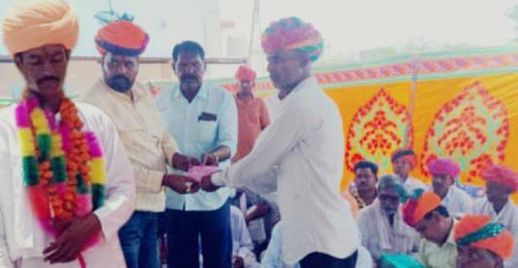 सरगरा समाज के सामाजिक कार्यक्रम में महंत सहित अध्यक्ष का जोरदार स्वागत  