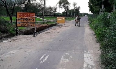 द भास्वर टाईम्स की खबर का हुआ असर,सड़क किनारे पुनः बनाई जा रहा सड़क