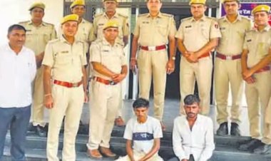 बगड़ी नगर चोरी के दो आरोपी गिरफ्तार 