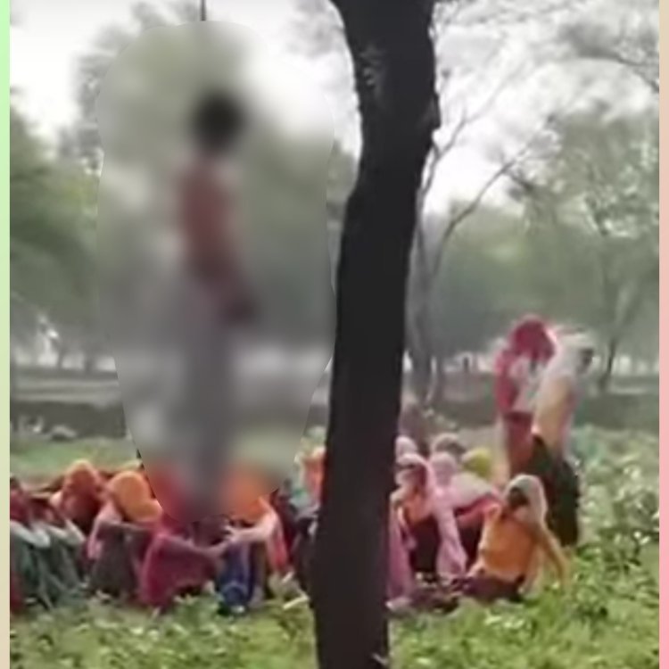 हत्या या आत्म हत्या...अगावली गांव में पेड़ के लटका हुआ मिला युवक का शव
