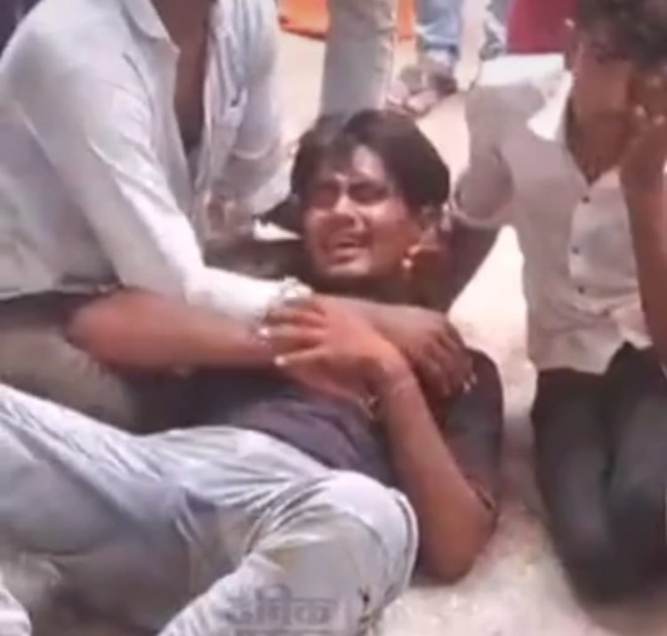 बुजुर्ग की मौत पर हंगामा