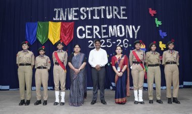 The oath taking ceremony of the Student Council was concluded