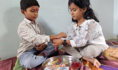Raksha Bandhan festival was celebrated with great enthusiasm throughout the district