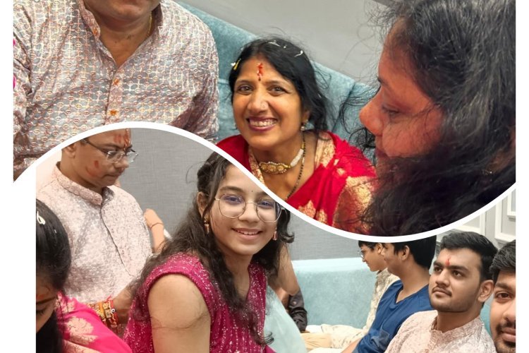 ऋषि पंचमी पर्व पर माहेश्वरी समाज ने मनाया रक्षाबंधन