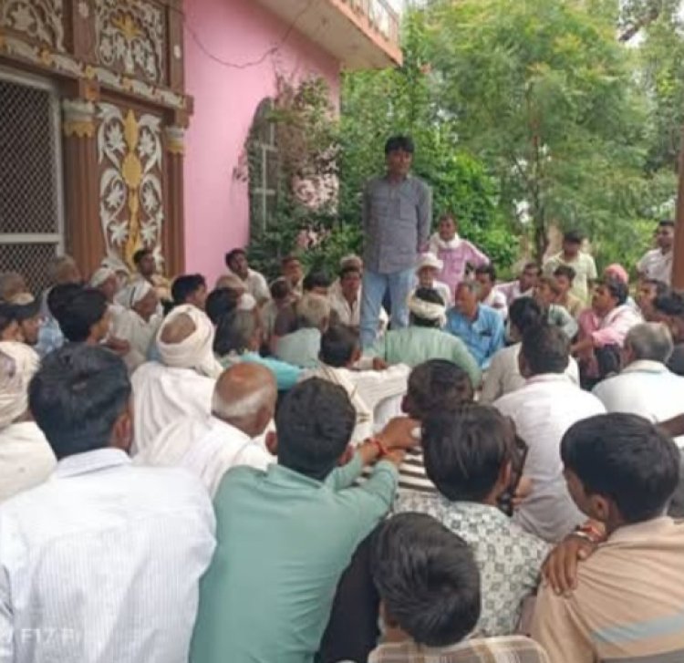 चोरियों का 16 अगस्त तक खुलासा करे पुलिस खुलासा नही हुआ तो 17 अगस्त को होगी महापंचायत