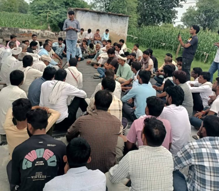 चोरियों का 16 अगस्त तक खुलासा करे पुलिस खुलासा नही हुआ तो 17 अगस्त को होगी महापंचायत