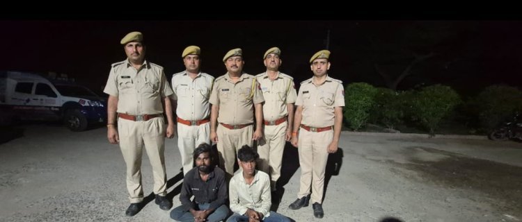 मंदिरो मे हो रही चोरी की वारदातो का खुलासा दो अभियुक्तो को किया गिरफ्तार