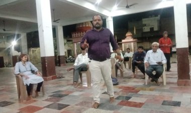 दशहरा पर्व पर आयोजित होने वाली 50 वीं रामलीला का पूर्वाभ्यास जोरों पर 