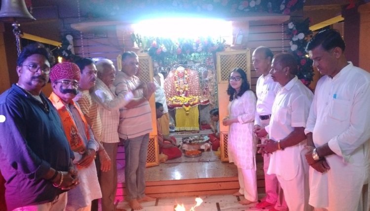 सेजल' माता मंदिर पर महा आरती के साथ सोजत महोत्सव का भव्य शुभारंभ