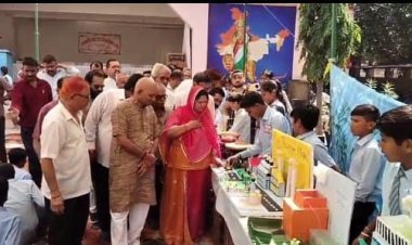 पीएम राजकीय सीनियर विद्यालय सोजत रोड़ में पुस्तक विमोचन व विज्ञान प्रदर्शनी का आयोजन