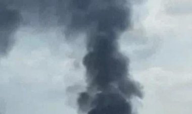 रेग्जीन गोदाम में लगी आग