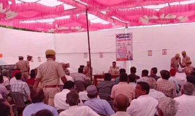 पुलिस थाना सोजत में जनसुनवाई और सीएलजी मीटिंग का आयोजन