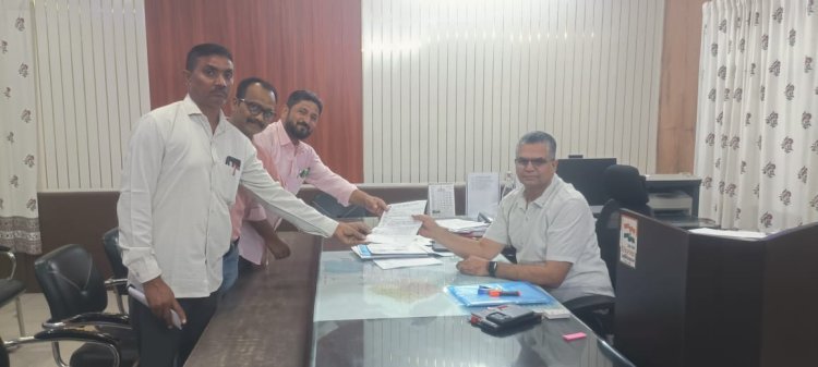 नरेगा कार्मिक संघ पाली ने सौंपा ज्ञापन