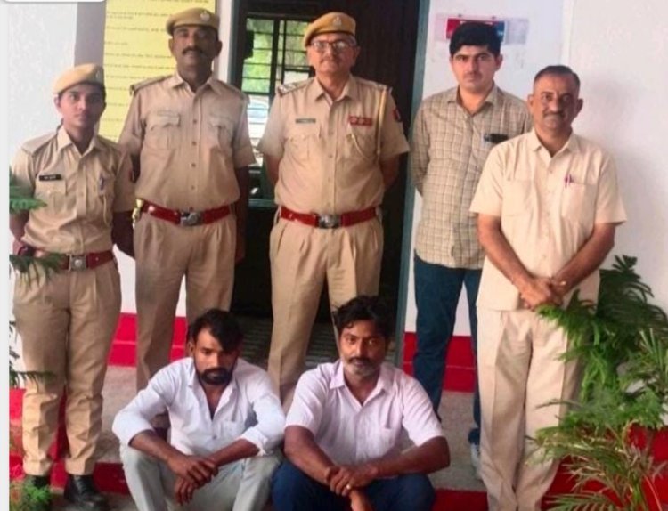 चोरी के दो आरोपी गिरफ्तार     