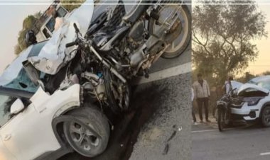 सड़क हादसे में माता पिता व पुत्र की मौत