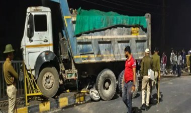 डंपर ने युवक को कुचला हुईं मौत 